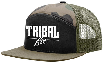 Camo and Black Snapback