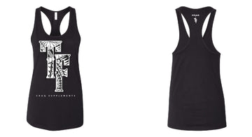 Tribal Fit X Black Tank